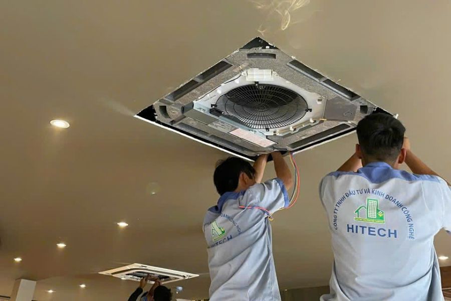 Thi Công Lắp Đặt Máy Lạnh Âm Trần