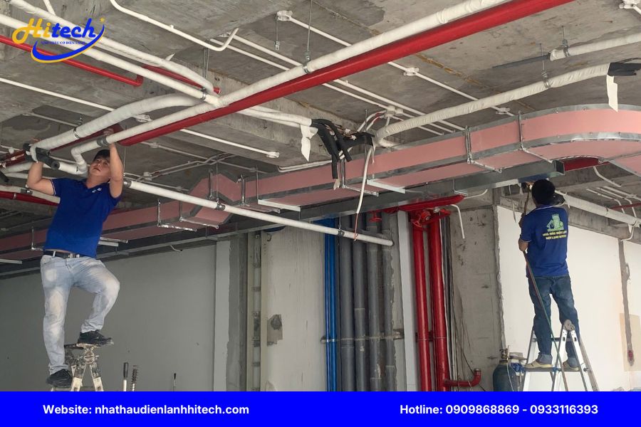 Quy trình lắp đặt máy lạnh trung tâm VRV tại Đồng Nai tại HITECH