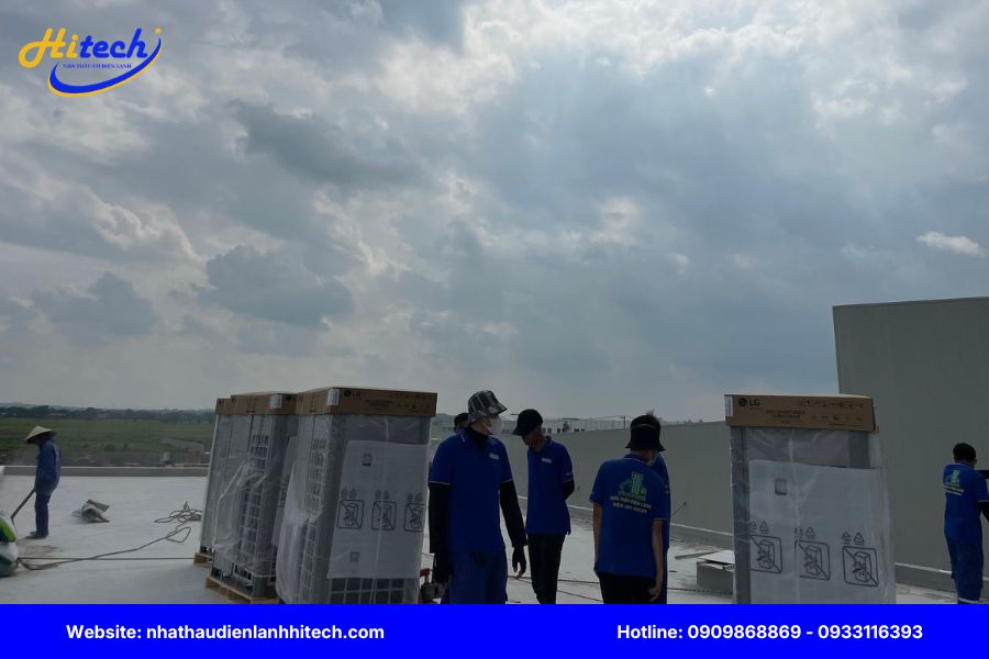 Quy trình lắp đặt máy lạnh trung tâm VRV tại Tây Ninh tại HITECH