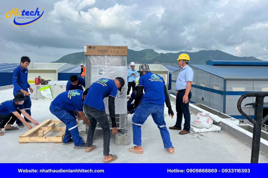 Quy trình lắp đặt máy lạnh trung tâm VRV tại Tiền Giang tại HITECH